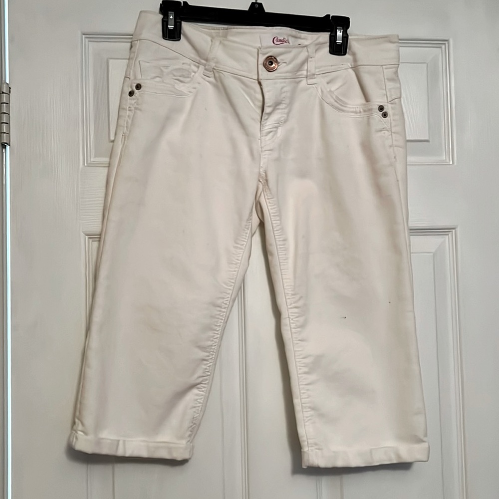 Candies white capri jeans